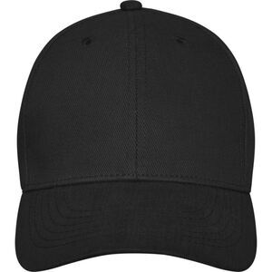 Elevate Unisex Adult Davis 6 Panel Cap / Solid Black
